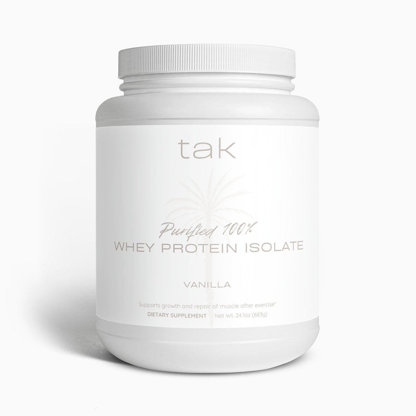 Purified 100% Whey Protein Isolate (Vanilla)